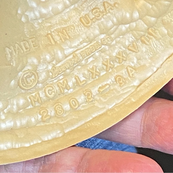 BURWOOD Vintage Straw Hats with Ribbons Wall Hanging 1980's MADE IN USA Set of 3 - Picture 7 of 10